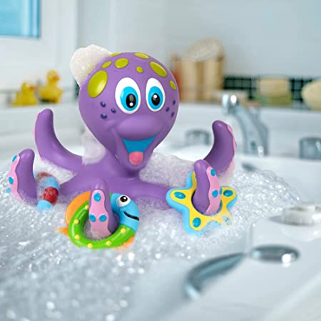 Nuby Floating Purple Octopus Interactive
