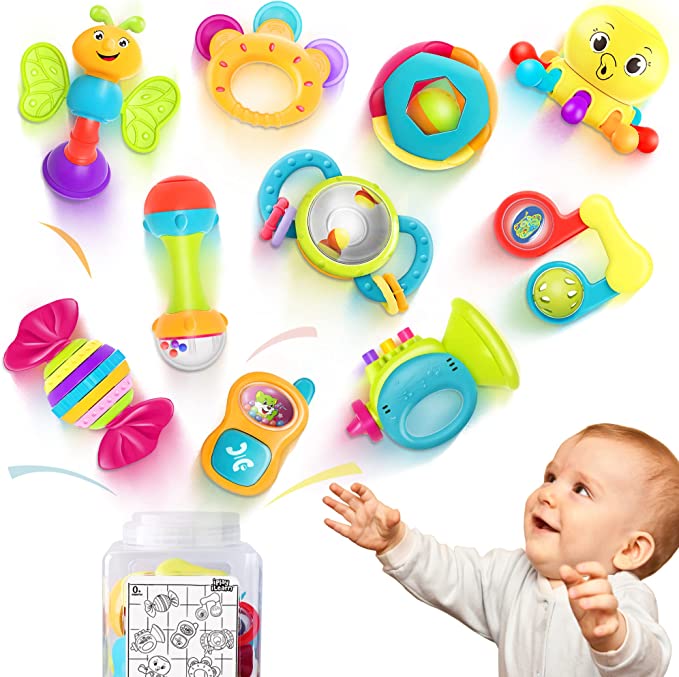 IPlay ILearn Rattles Teether Educational