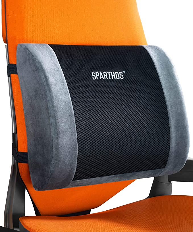 Ergonomic Lumbar Support Pillow Dark