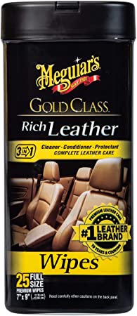 Meguiars Gold Class Leather Wipes