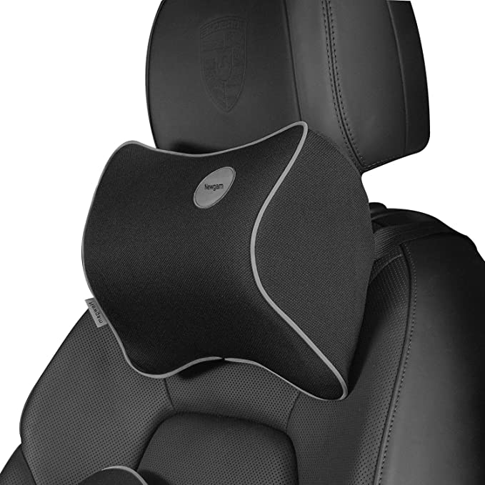 Newgam Car Pillow Ergonomic Design Obsidian